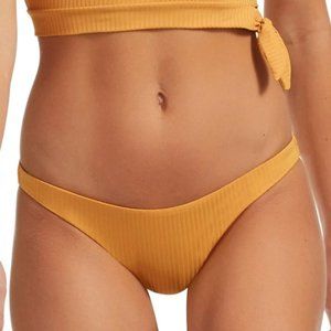 Vitamin A Luciana Hipster Bikini Bottom Marigold